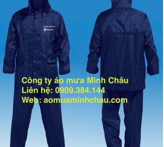 Nhận in áo mưa vải dù in logo số lượng ít
