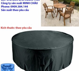 Bạt phủ bàn ghế vải dù chống nước