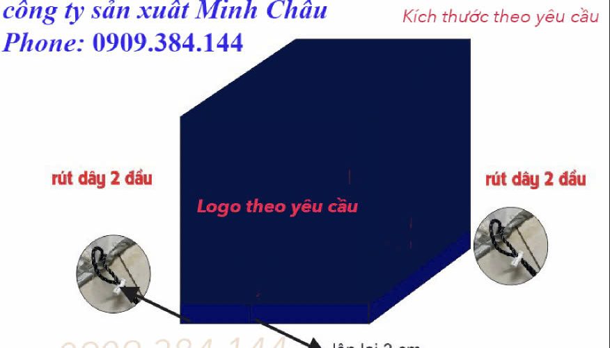 Nhận may áo trùm vải dù chống nước