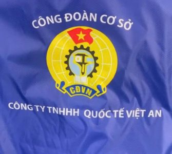 Áo mưa vải dù da cá công đoàn cơ sở