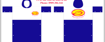 Áo mưa vải dù in logo công ty nước mắn